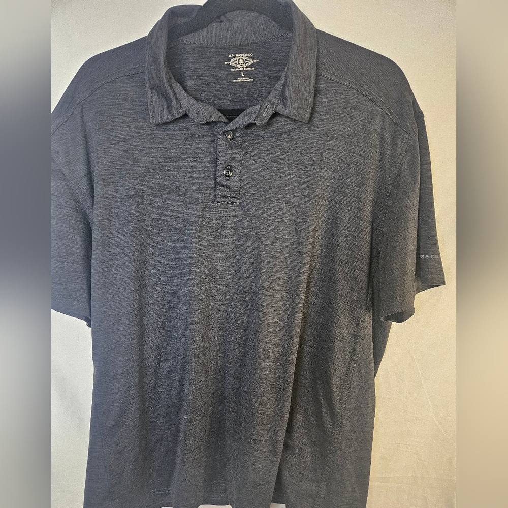 G.H. Bass & Co. Charcoal Polo Shirt